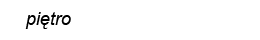 Warszawska piętro